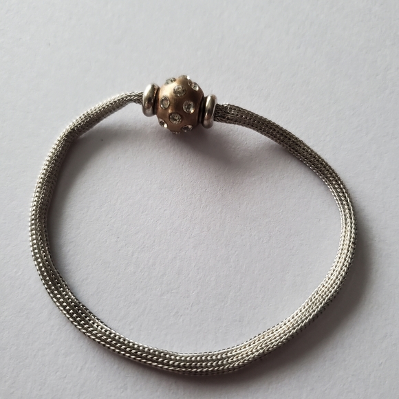 Mesh silver 925 bracelet - Picture 1 of 5
